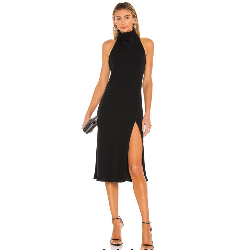 Amanda Uprichard Black Stanford Dress